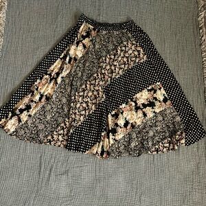 Adrian Jordan patchwork skirt